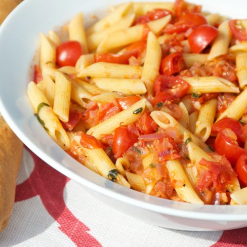 Bruschetta Pasta Recipe