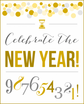 New Years Eve Printables - Fun Ways to Celebrate as a Family