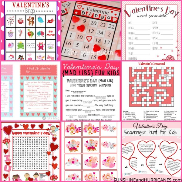 Valentine's Day Printable Round Up - Cute and Clever Ideas from the Heart