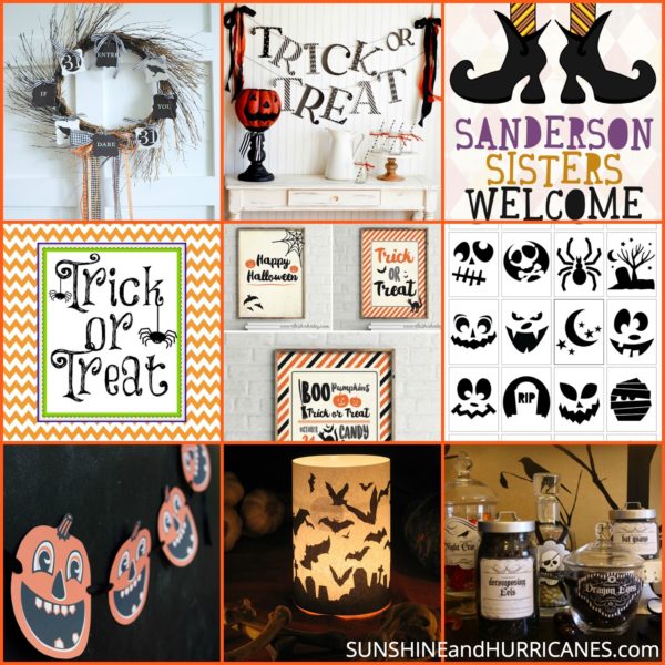 Halloween Printables - Cute To Creepy Fun For All Ages