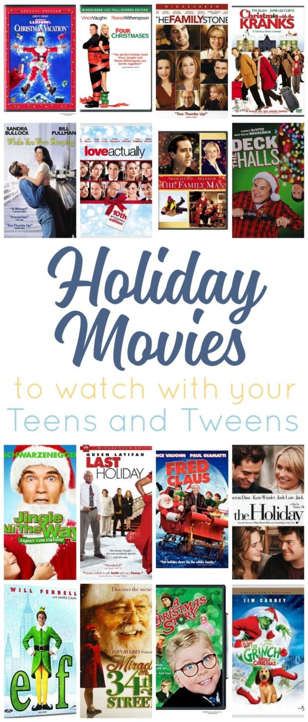 Holiday Movies for Teens and Tweens - No They're Not Too Old